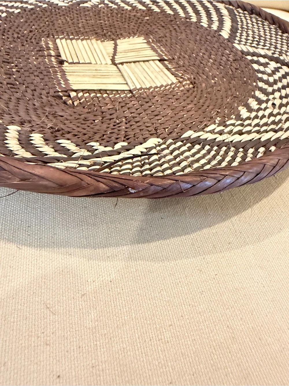 NEW Africa Woven Basket. Made by the Binga people of Zambia/Zimbabwe
